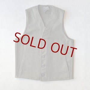 画像: FILSON - MACKINAW WOOL VEST / DK Green