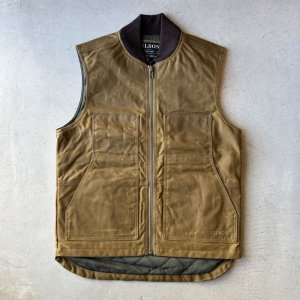 画像: FILSON - Tin Cloth Insulated Work Vest / DK TAN