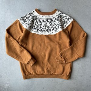 画像: FULLCOUNT Tribal Pattern Sweatshirts / Camel