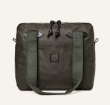 画像: FILSON Tin Cloth Zipper Tote Bag / Dark Green