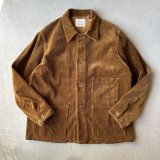 画像: FULLCOUNT Super Fine Corduroy Chore Jacket  / Brown