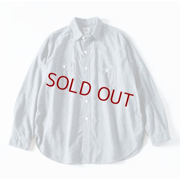 画像1: Post O'Alls ＃1206-CC No.6 Shirt / Cotton・Linen Gingham Indigo (1)