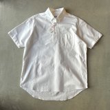 画像: SERO ボタンダウンプルオーバー半袖シャツ / ホワイトオックスフォード