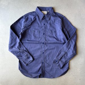 画像: FULLCOUNT  Twill Work Shirt (24AW)/ Navy