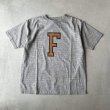 画像1: FULLCOUNT Heather Grey T Shirt "F" / H Grey (1)