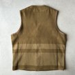 画像4: FILSON Beartooth Cruiser Vest / Marsh Olive Blanket Stripe (4)