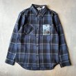 画像1: Five Brother ヘビーフランネルシャツ / Navy (1)