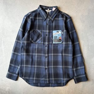 画像: Five Brother ヘビーフランネルシャツ / Navy