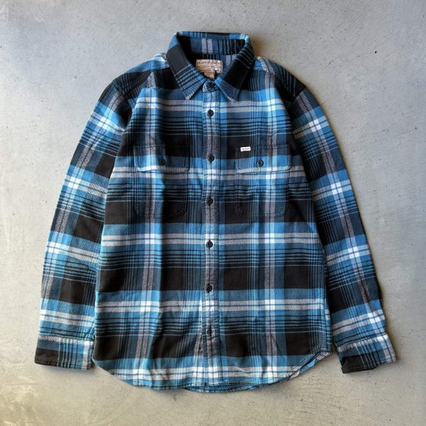 画像1: FILSON Flannel Work Shirt /  Blue×Black×White (1)