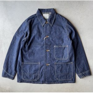 画像: FULLCOUNT Chore Jacket / One Wash Denim