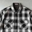 画像2: GYPSY&SONS OMBRE CHECK SHIRTS / OFF・BLACK (2)