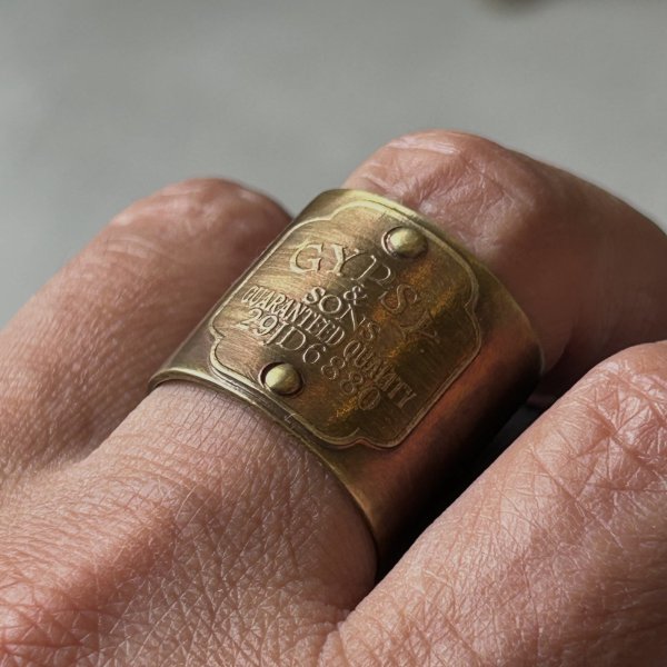 画像3: GYPSY&SONS SCARF RING / BRASS (3)