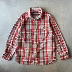 画像: FULLCOUNT Flannel Work Shirt Fade＆Damage