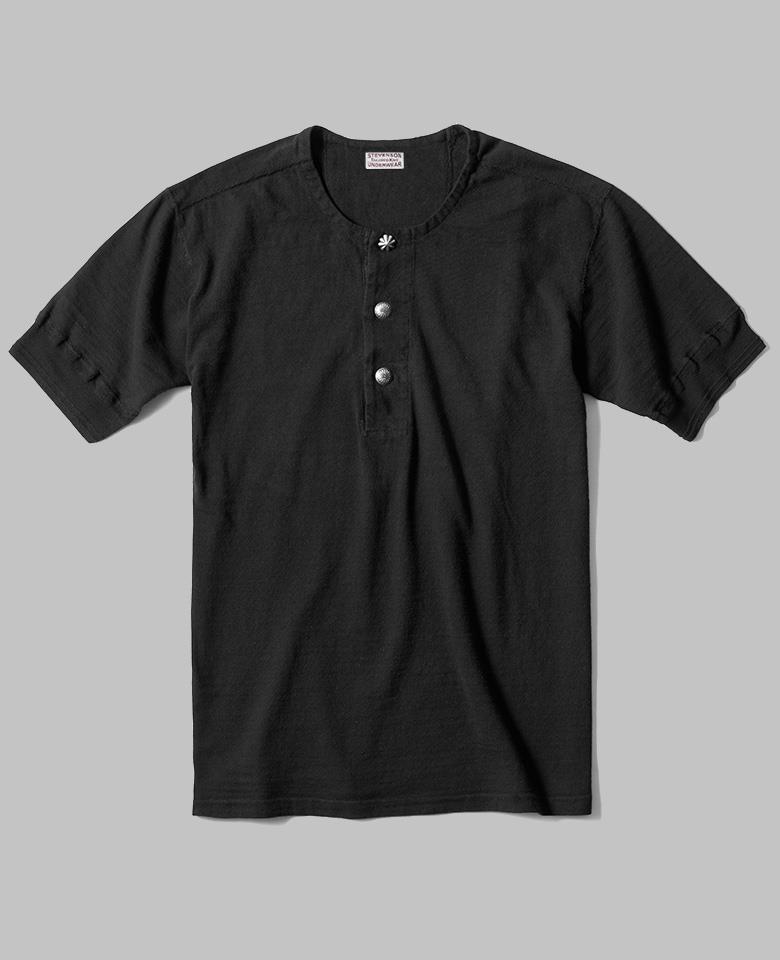 LEON別注】SOCヘンリーネックTシャツ 白 - Tシャツ/カットソー(半袖/袖