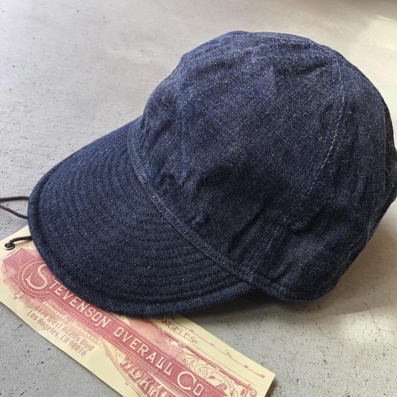 Stevenson Overall Mechanic Cap - Denim - NEWアメリカンスタイル・HC