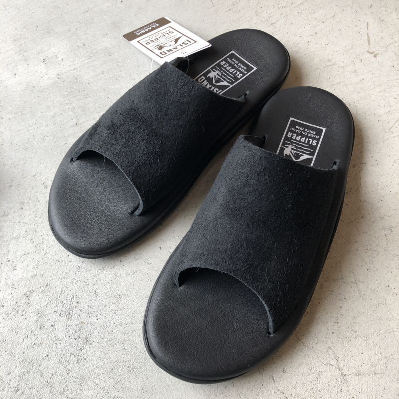 Island Slipper PB705BHR Black/Black - NEWアメリカンスタイル